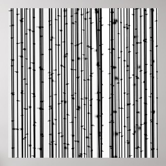 Affiche Papier peint en bambou (Devant)