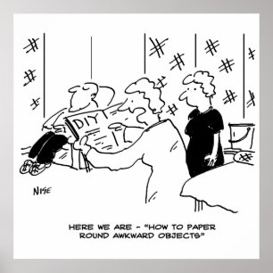 Affiche Papier peint et dessin décoratif