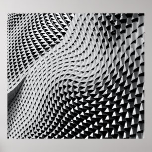 Affiche Papier peint numérique gris