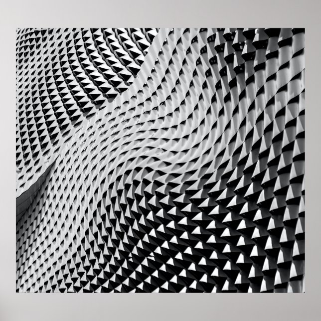 Affiche Papier peint numérique gris (Devant)