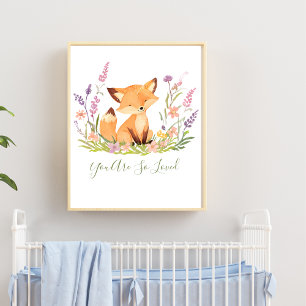 Affiche Papier peint personnalisé pour la nurserie avec un
