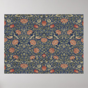 Affiche Papier peint Tudor Rose de William Morris