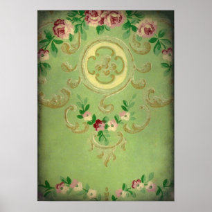 Affiche Papier peint vintage