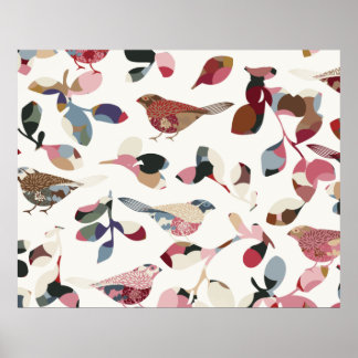 Affiche Papier peint vintage