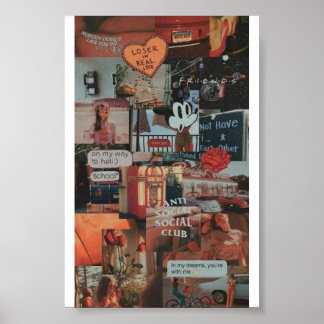 Affiche papier peint vsco