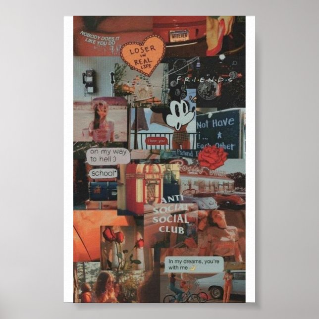 Affiche papier peint vsco (Devant)