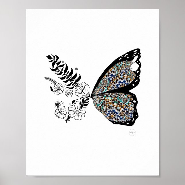 Affiche Papillon (Devant)