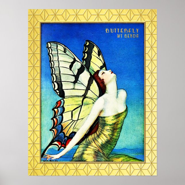 Affiche Papillon 1923 (Devant)