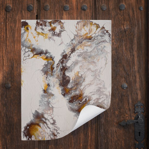 Affiche Papillon - acryl abstrait