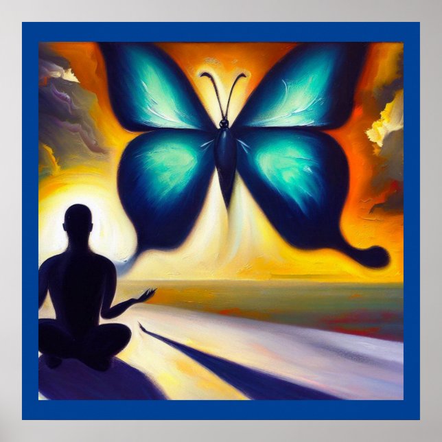 Affiche Papillon animal Spirit 3 (Devant)