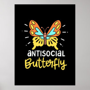 Affiche Papillon antisocial