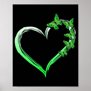 Affiche Papillon bleu-coeur Diffusion de connaissances en 