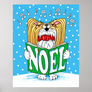 Affiche Papillon Christmas Caroler RW