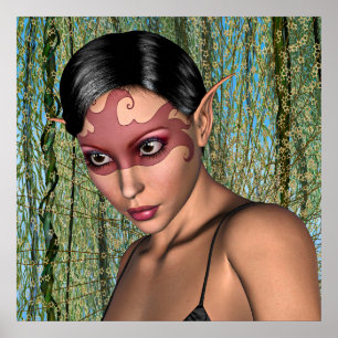 Affiche Papillon de fée