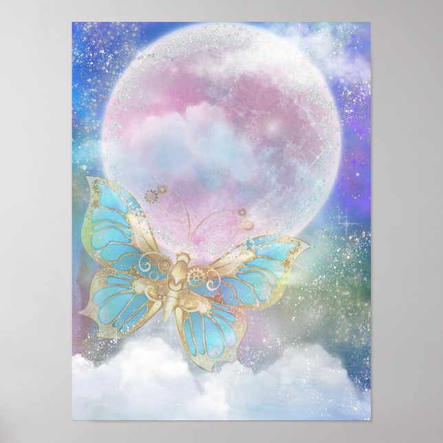 Affiche Papillon de lune (Devant)