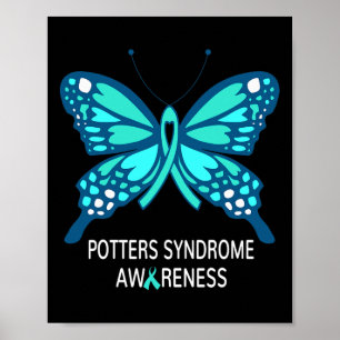 Affiche Papillon de sensibilisation au syndrome de Potters