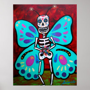 AFFICHE PAPILLON DE SKELLY