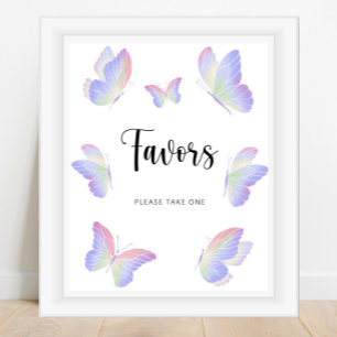 Affiche Papillon est en route \  Favours