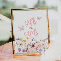 Papillon Fleur sauvage Baby showers cadeaux et car