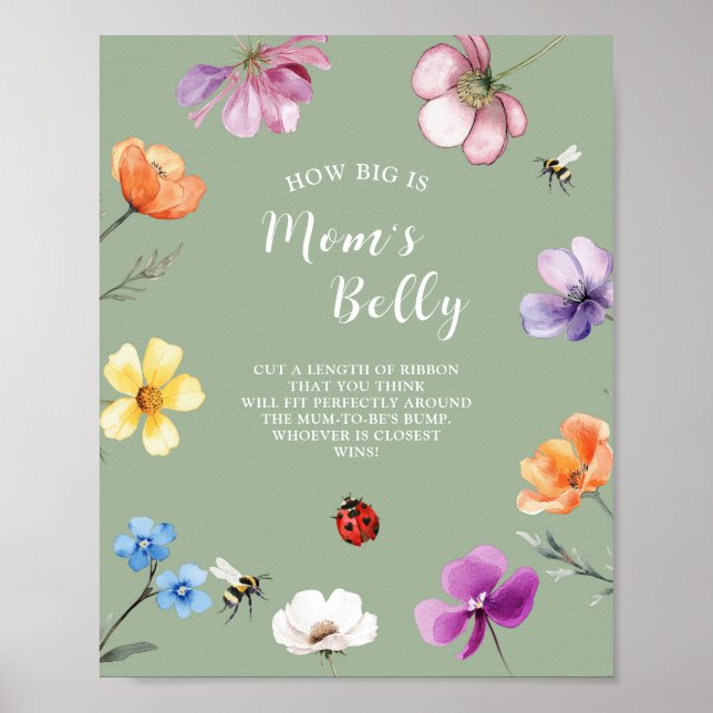 Affiche Papillon Fleur Sauvage Quelle Est La Taille Du Ven (Devant)