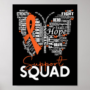 Affiche Papillon Leucémie Cancer du Sang Sensibilisation S