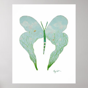 Affiche Papillon Lullabe