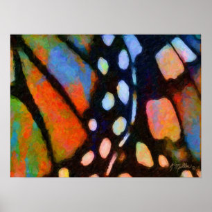 Affiche Papillon monarque