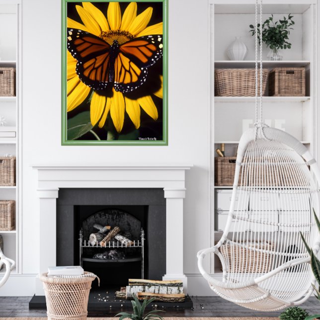 Affiche Papillon monarque (Créateur téléchargé)