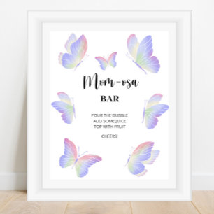 Affiche Papillon \ Mum-osa bar