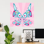 Affiche Papillon rétro Abstrait Pop Art<br><div class="desc">Transformez votre espace avec cette **Abstraite Poster à papillon rétro**, avec un design papillon dynamique et coloré qui mêle les motifs géométriques à une touche pop-art moderne. Cette oeuvre d'art accrocheuse est parfaite pour ajouter une touche artistique unique à n'importe quelle pièce, ce qui la rend idéale pour les chambres,...</div>
