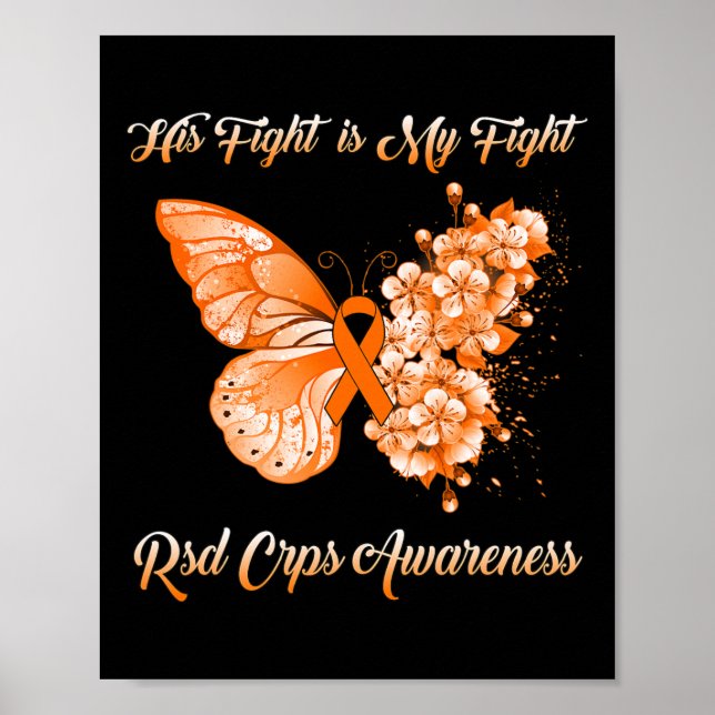 Affiche Papillon Son combat est mon combat Rsd Crps sensib (Devant)