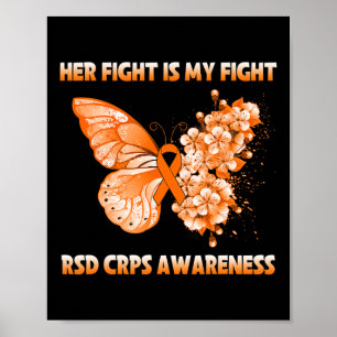 Affiche Papillon Son combat est mon combat Rsd Crps sensib