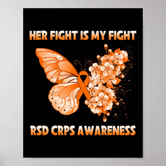 Affiche Papillon Son combat est mon combat Rsd Crps sensib (Devant)