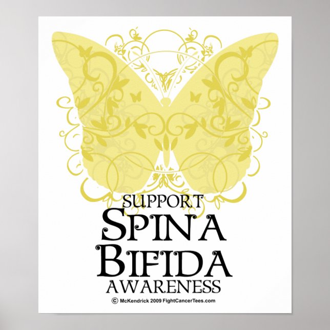 Affiche Papillon Spina Bifida (Devant)