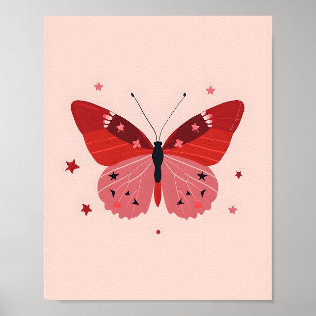 Affiche Papillon Stellaire 🦋 (Devant)