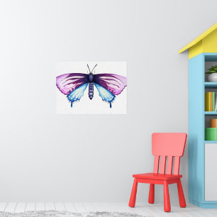 Affiche papillon swallowtail de la pipevine de Californie