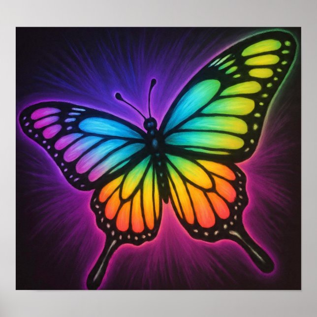 Affiche PapillonArcEnCiel (Devant)