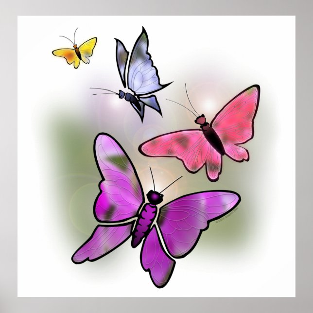 Affiche Papillons (Devant)
