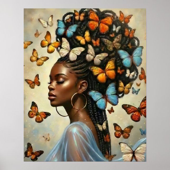 Affiche Papillons de Beauté (Devant)