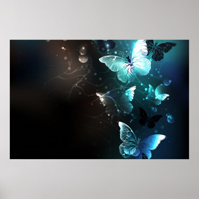 Affiche Papillons de nuit à la menthe (Devant)