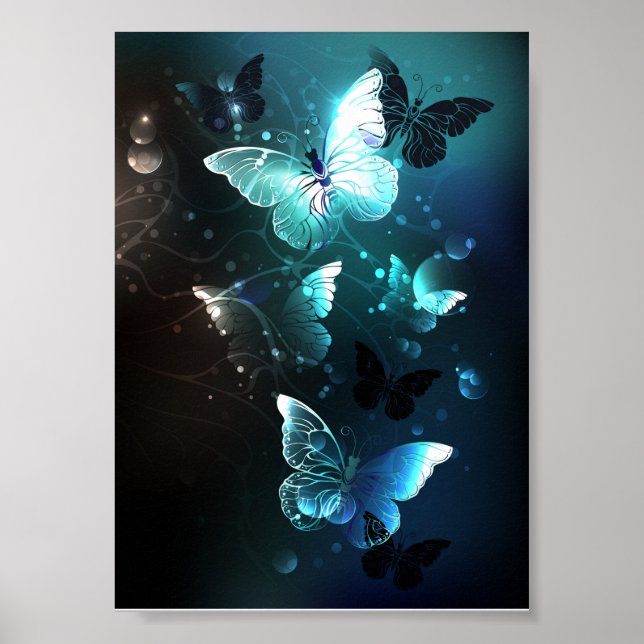 Affiche Papillons de nuit à la menthe (Devant)