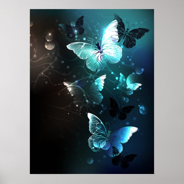 Affiche Papillons de nuit à la menthe (Devant)