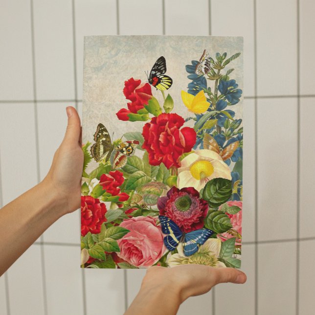 Affiche Papillons Fleurs vintages Petites (Créateur téléchargé)