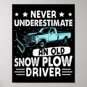 Affiche Papy N'estimez jamais un vieux conducteur de chass