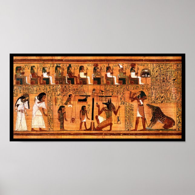 Affiche Papyrus royal égyptien (Devant)