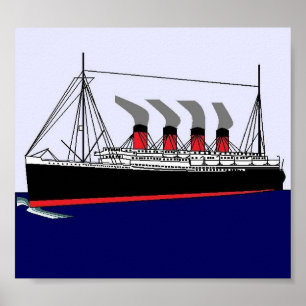 Affiche Paquebot France 1912