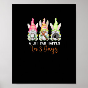 Affiche Pâques Chrétienne Beaucoup Peuvent Se Produire En