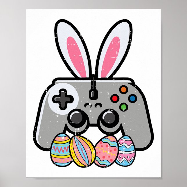 Affiche Pâques contrôleur de jeu Bunny Ears Garçons Enfant (Devant)