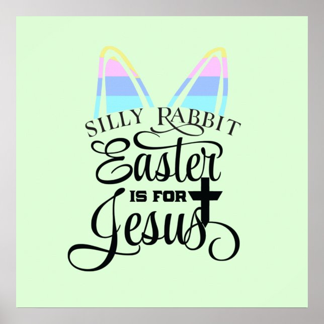 Affiche Pâques est pour Jésus (Devant)