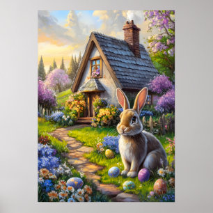 Affiche Pâques Fleur Jardin